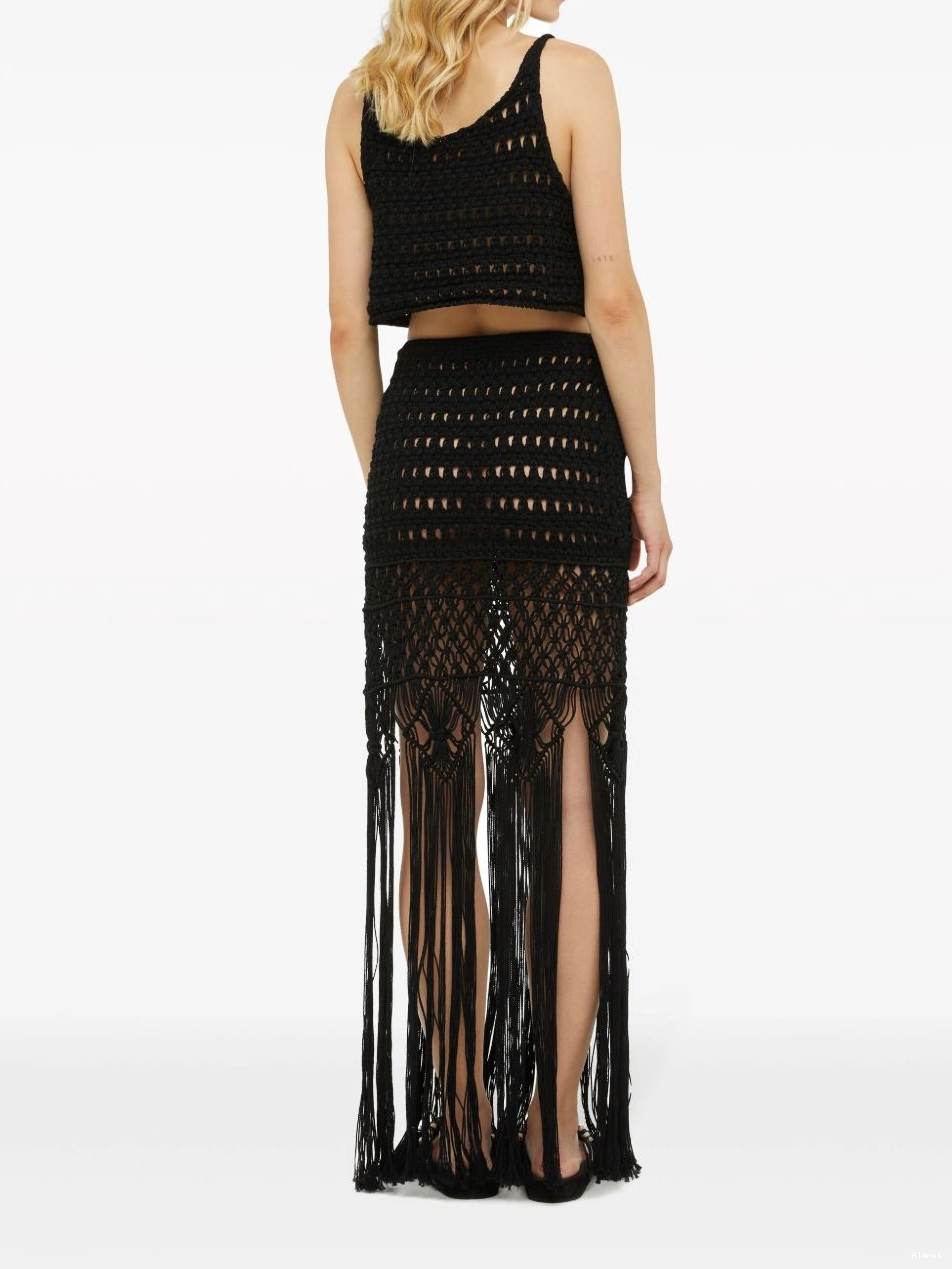 Affordable Women Love India A crochet skirt To Alanui Letter 0814